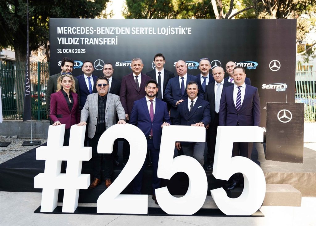 Sertel Grup Lojistik, 255 Adet Mercedes-Benz Teslim Aldı